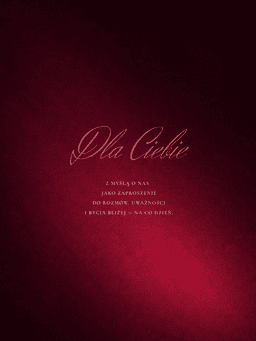 Dla Ciebie — okładka dziennika